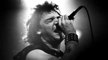 Paul Di'Anno, ex-vocalista do Iron Maiden, em 1981 (Foto: Paul Natkin / Getty Images)