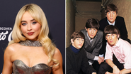 Sabrina Carpenter e Beatles (Foto: Taylor Hill/WireImage e Bettmann/Getty Images)