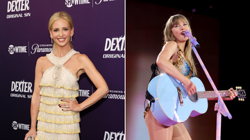 Sarah Michelle Gellar e Taylor Swift (Foto: Dia Dipasupil/WireImage e Kevin Winter/TAS24/Getty Images)