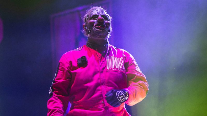 M. Shawn “Clown” Crahan, percussionista do Slipknot (Foto: Joseph Okpako / WireImage)