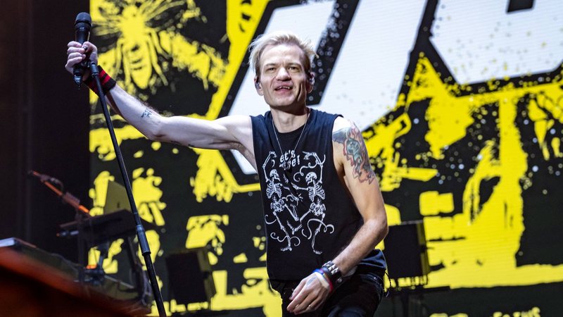 Deryck Whibley, vocalista do Sum 41 (Foto: Francesco Prandoni / Getty Images)