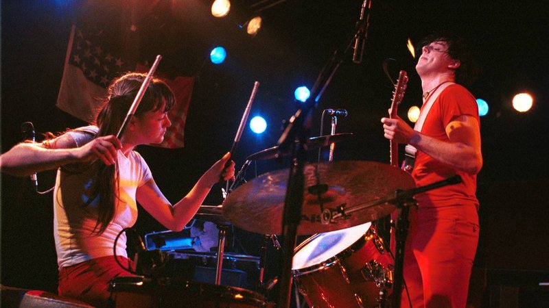 White Stripes, com Jack e Meg White (Foto: Lex van Rossen/MAI/Redferns)