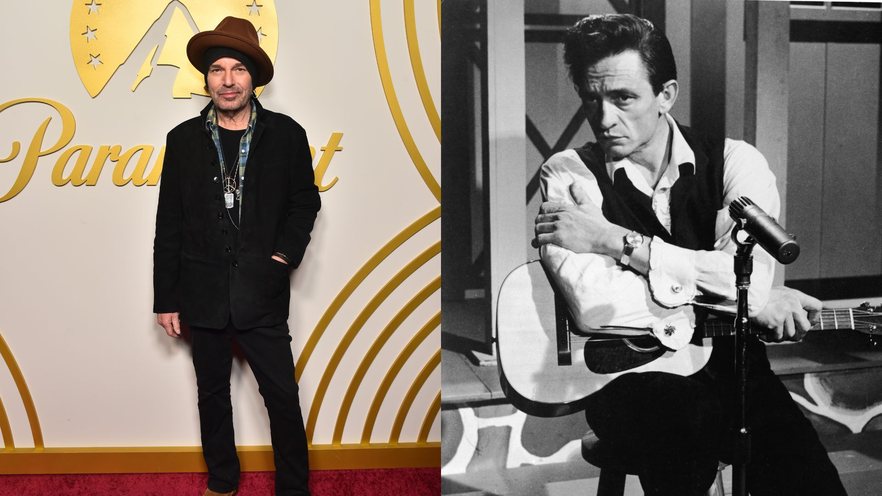 Billy Bob Thornton e Johnny Cash (Fotos: Getty Images)