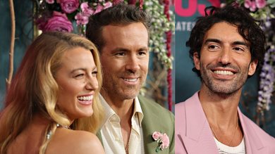 Blake Lively e Ryan Reynolds (Foto: Cindy Ord/Getty Images) | Justin Baldoni (Foto: Cindy Ord/Getty Images)