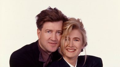 David Lynch e Laura Dern em 1990 (Foto: Anthony Barboza/Getty Images)