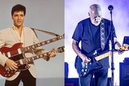 Elvis Presley e David Gilmour (Fotos: Hulton Archive e Francesco Prandoni / Getty Images)