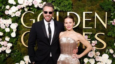 Dax Shepard e Kristen Bell no Globo de Ouro (Foto: Taylor Hill/FilmMagic)