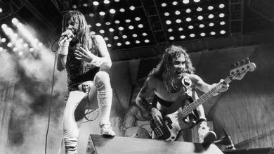 Iron Maiden no Rock in Rio 1985 - Foto: Dave Hogan / Hulton Archive / Getty Images