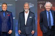 Sylvester Stallone, Mel Gibson e Jon Voight (Fotos: Getty Images)