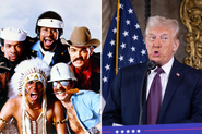 Village People e Donald Trump (Foto: Michael Ochs Archives e Scott Olson/Getty Images)