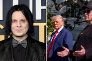 Jack White, Donald Trump e Elon Musk (Foto: Dimitrios Kambouris/Getty Images e Andrew Harnik/Getty Images)