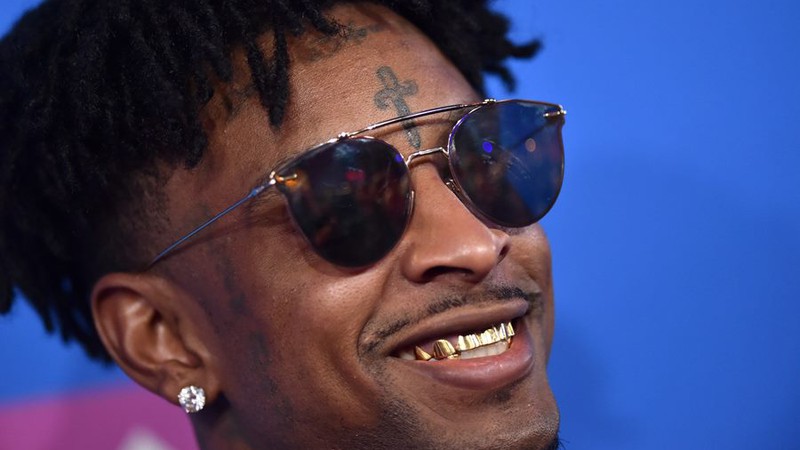 O rapper 21 Savage (Foto: Lionel Hahn/Abaca/Sipa USA_