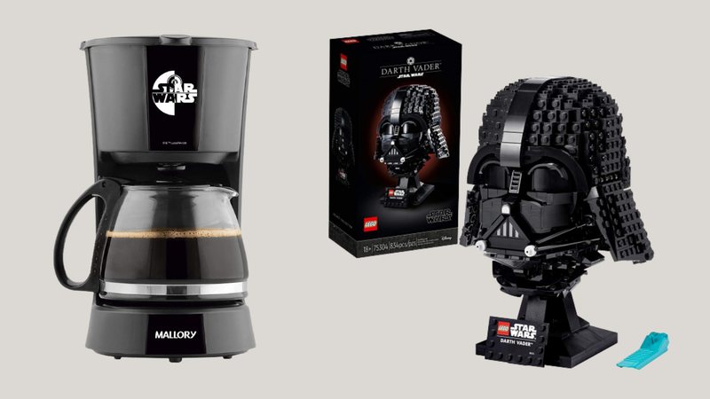 Livro, boneco colecionável e outros produtos para celebrar o Star Wars Day - Crédito: Reprodução/Amazon