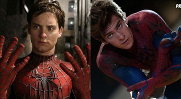 Tobey Maguire e Andrew Garfield como Homem-Aranha (Foto: Montagem)