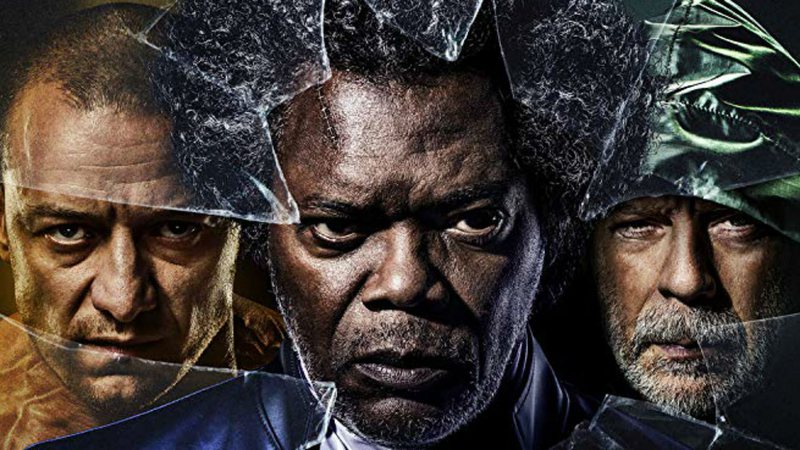 James McAvoy, Samuel L. Jackson e Bruce Willis em Vidro (Foto: Reprodução)