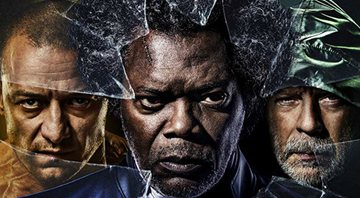 James McAvoy, Samuel L. Jackson e Bruce Willis em Vidro (Foto: Reprodução)