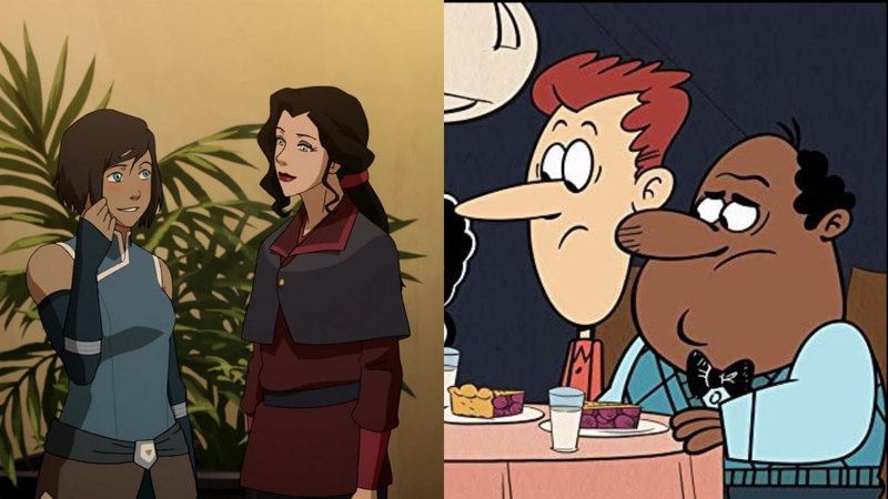 A Lenda de Korra (Foto: Reprodução /Twitter) e The Loud House (Foto: Reprodução via IMDb)