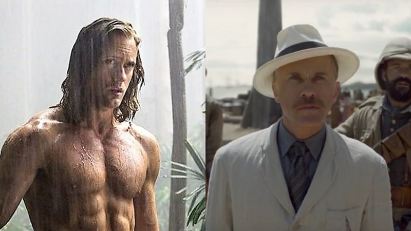 Montagem com cenas de A Lenda de Tarzan (Foto: Reprodução)