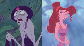 Yzma, de A Nova Onda do Imperador (Foto: Reprodução) e Megara, de Hercules (Foto: Reprodução / Walt Disney Pictures)