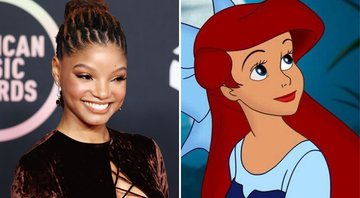 Halle Bailey (Foto: Matt Winkelmeyer / Getty Images) e Ariel em A Pequena Sereia (1989)