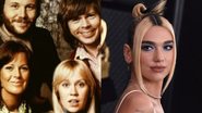 ABBA (Foto: AP Images) e Dua Lipa (Foto: Jordan Strauss / Invision / AP)