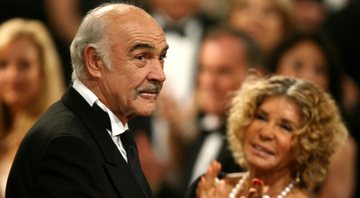 Sean Connery e Micheline Roquebrune (Foto: Kevin Winter / Getty Images)