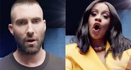 Adam Levine e Cardi B em cena do clipe Girls Like You (Foto: Reprodução)