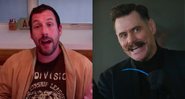 Montagem de Adam Sandler e Jim Carrey (Foto: Reprodução/Youtube)