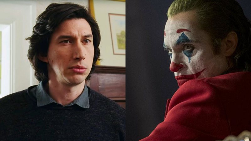 Adam Driver em História de um Casamento e Joaquin Phoenix em Coringa (Foto: Reprodução)