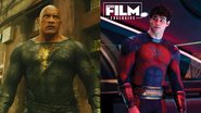 Dwayne Johnson em Adão Negro, da DC (Foto: Divulgação / DC) e Noah Centineo como Esmaga-Átomo (Foto: Divulgação)