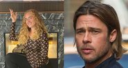 Adele / Brad Pitt em Guerra Mundial Z (foto: reprodução/ Warner/ Instagram)