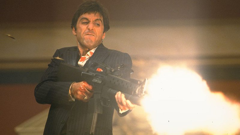 Al Pacino em Scarface (Foto: Reprodução)