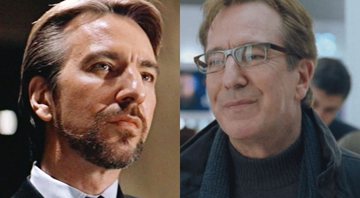 Montagem de Alan Rickman em Duro de Matar e Simplesmente Amor (Foto: Reprodução)