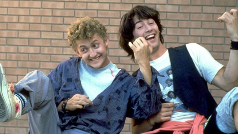 Alex Winter e Keanu Reeves como Bill e Ted (Foto: Reprodução/IMDb)