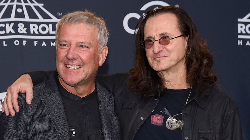 Alex Lifeson e Geddy Lee (Foto: Nicholas Hunt/ Getty Images)