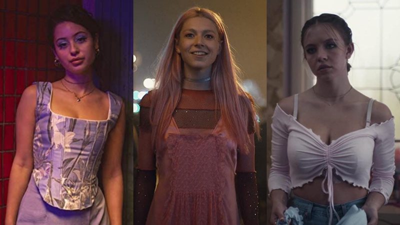 Alexa Demie, Hunter Schafer e Sydney Sweeney em Euphoria (Foto: Reprodução/IMDb)