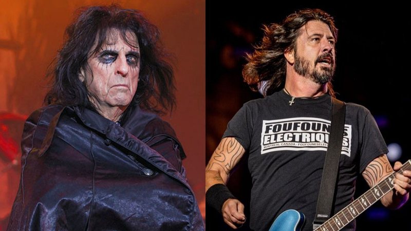 Alice Cooper (Foto: Action Press/Rex/Shutterstock/AP) | Dave Grohl do Foo Fighters (Foto: Renan Olivetti/ I Hate Flash)