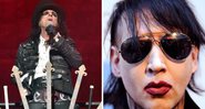 Alice Cooper (Foto: Rob Grabowski / Invision / AP) e Marilyn Manson (Foto: Frazer Harrison/Getty Images)