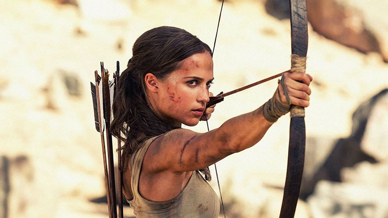 Alicia Vikander em Tomb Raider: A Origem (Foto: Reprodução)