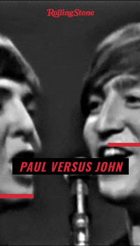 Paul McCartney versus John Lennon