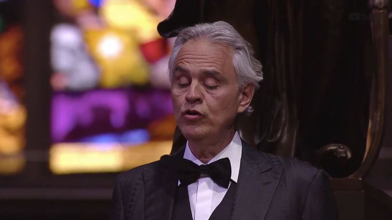 Andrea Bocelli (Foto: Reprodução/YouTube)