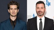 Andrew Garfield (Foto: Monica Schipper / Getty Images) e Jimmy Kimmel (Foto: Presley Ann/Getty Images)