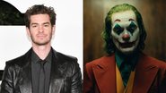 Andrew Garfield (Foto: Rodin Eckenroth/Getty Images) e Joaquin Phoenix como Coringa (Foto: Divulgação)