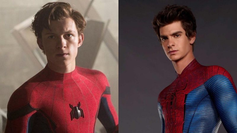 Montagem de Tom Holland e Andrew Garfield como Homem-Aranha (Foto: Reprodução)