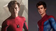 Montagem de Tom Holland e Andrew Garfield como Homem-Aranha (Foto: Reprodução)