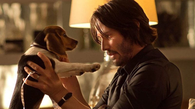 Andy e Keanu Reeves (Foto: Reprodução / Lionsgate)