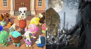 Imagens de Animal Crossing New Horizons e Bloodborne (Fotos: Reprodução)