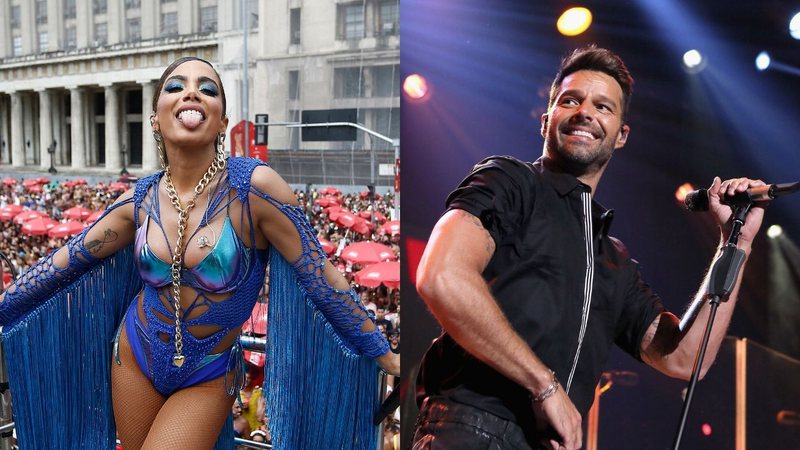 Anitta / Ricky Martin (foto: Getty Images/ Wagner Meier / Mike Windle)