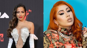 Anitta no tapete vermalho do VMA (Foto: Jamie McCarthy/Getty Images for MTV/ ViacomCBS) e Kali Uchis (Foto: Gabriel Olsen / Getty Images)