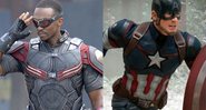 Anthony Mackie (Foto: Reprodução /Twitter) e Chris Evans (Foto: Reprodução)